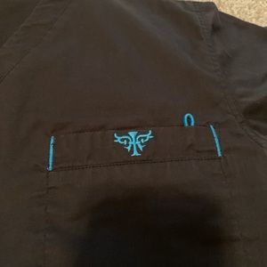 Five sets of Med couture scrubs